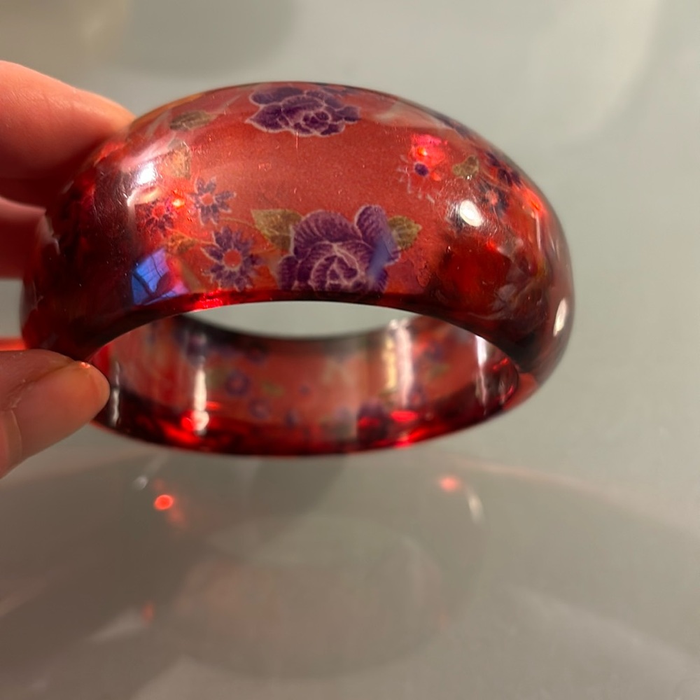 Patterned Resin Bracelet